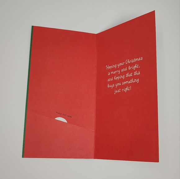 FREEBIE with Bundle Purchase -  Santa Christmas Wishes Card Hallmark - Picture 3 of 6